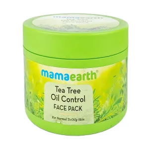 Mamaearth Tea Tree Oil Control Face Pack with Salicylic Acid for Normal to Oily Skin (200 g)